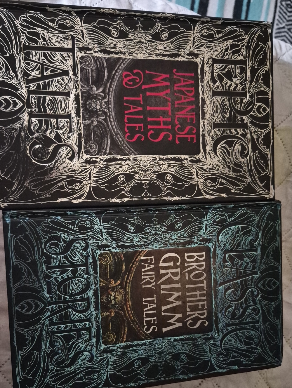 Classic Tales Decorative Hardcover Book Set - Black & Teal